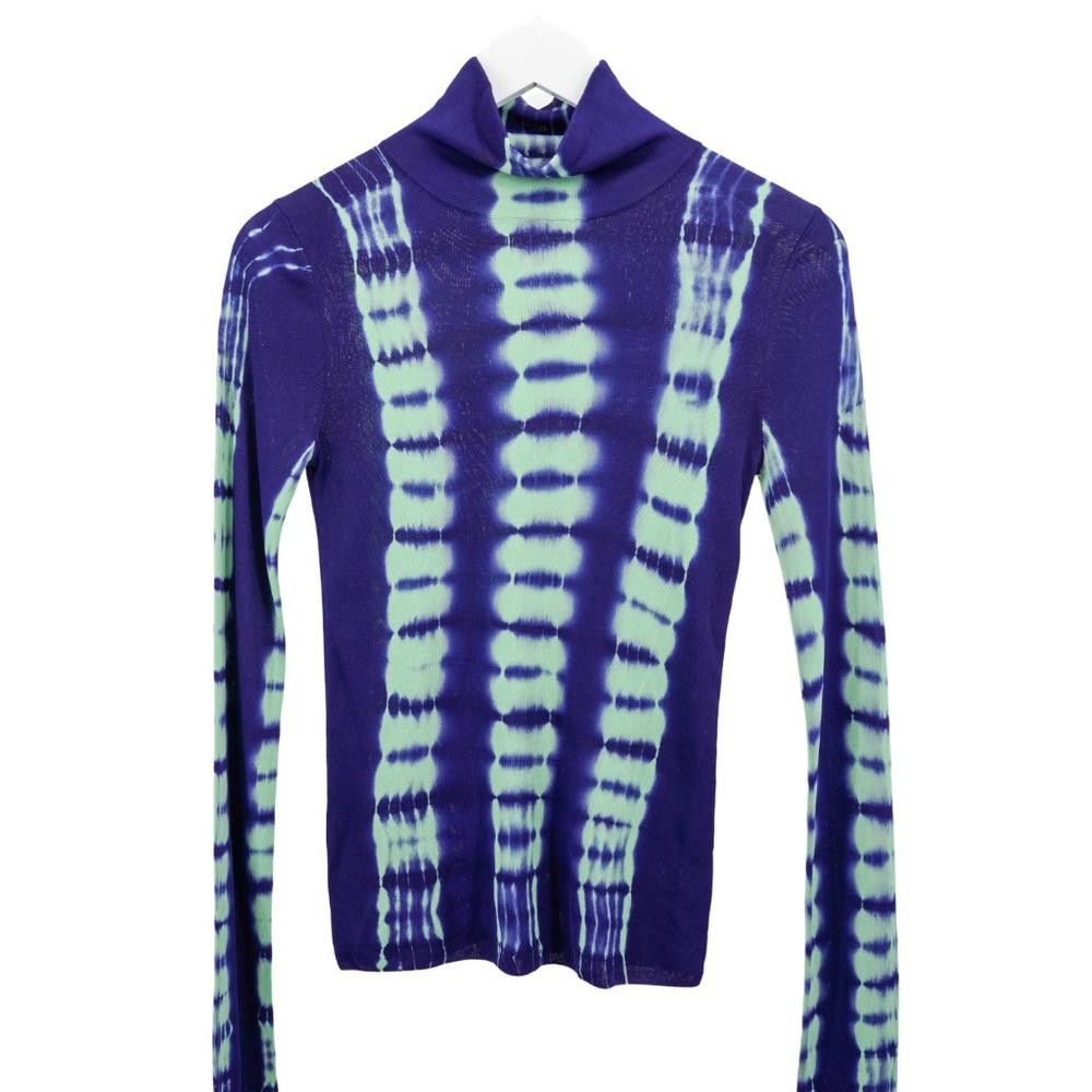 Designer Proenza Schouler Knit Tie-Dyed Turtleneck Top Size M Size M / US 6-8 / IT 42-44 - 1 Thumbnail
