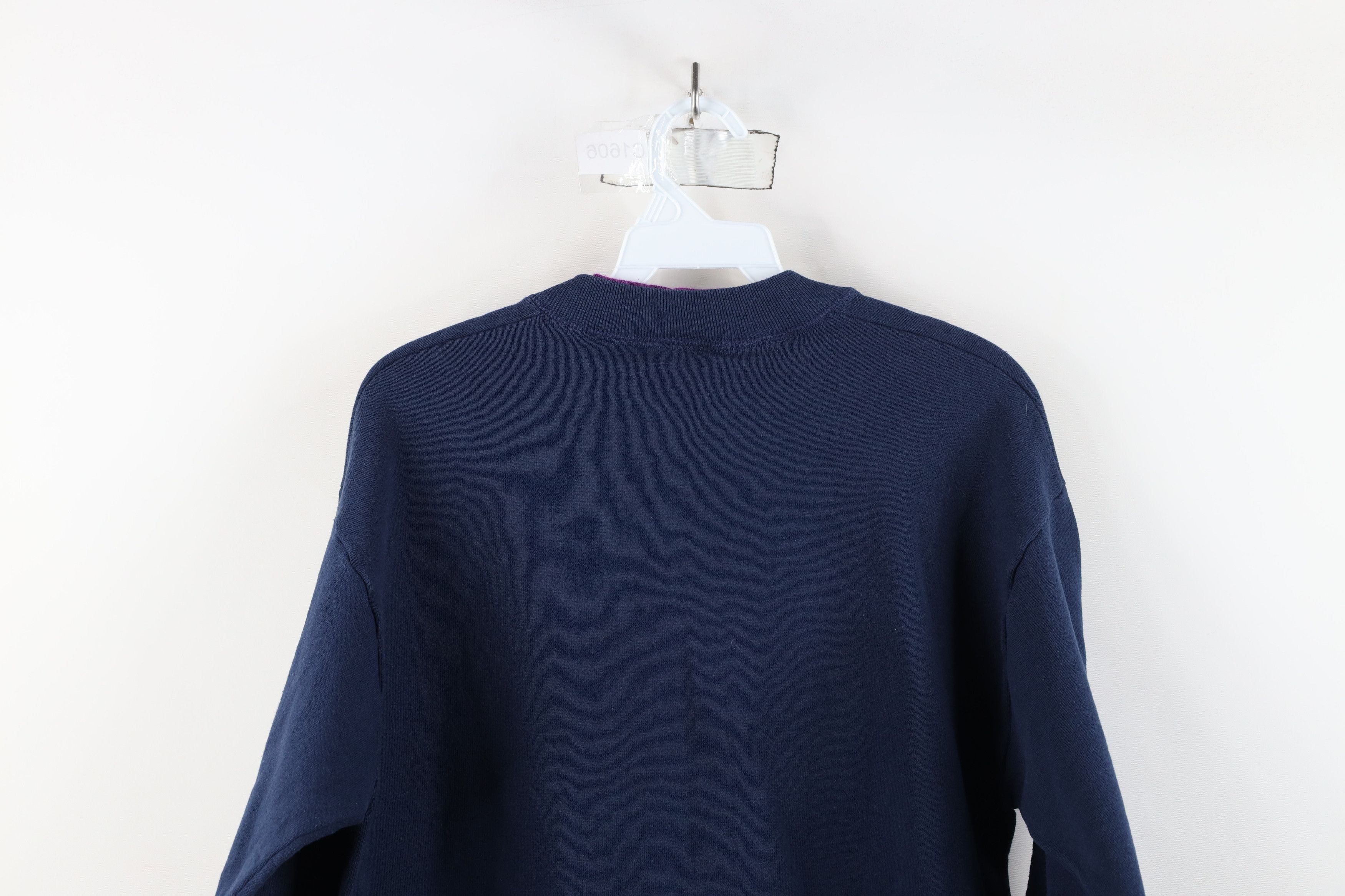 Vintage Vintage 90s Streetwear Nature Wolf Moon Sweatshirt Blue USA Size M / US 6-8 / IT 42-44 - 11 Thumbnail