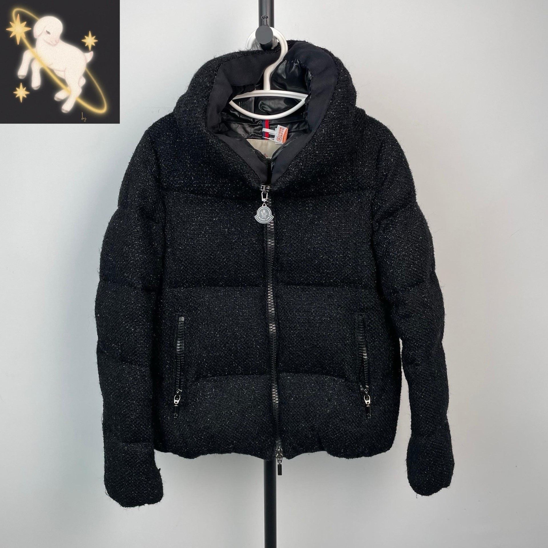 Moncler Moncler Black Heavy Coat 2XL Men Size US XS / EU 42 / 0 - 1 Thumbnail