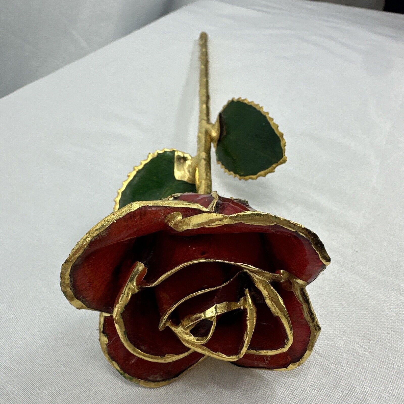 Other 24K Gold Real Rose Dipped in Ruby Lacquered last forever Size ONE SIZE - 7 Thumbnail