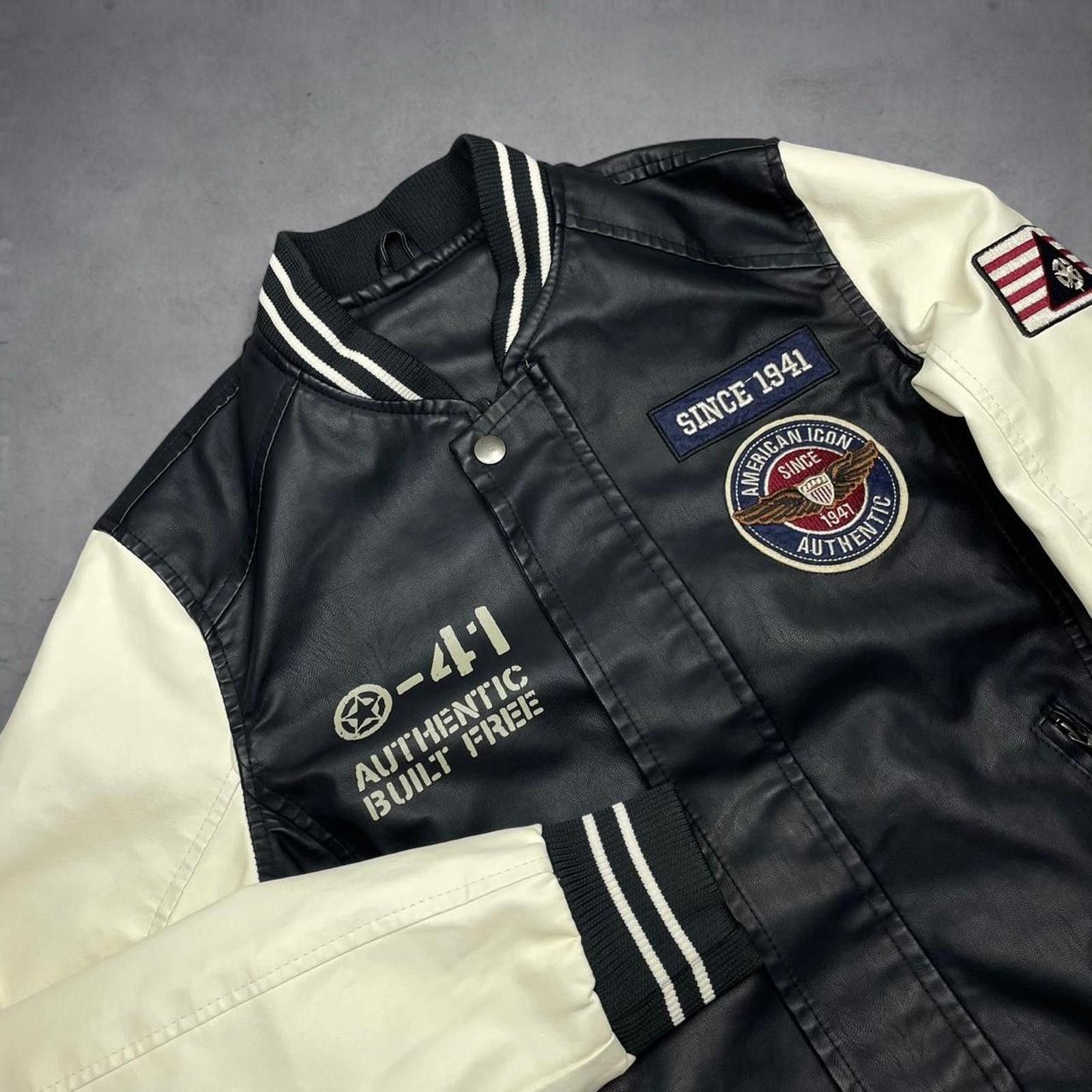 Other Jeep Spirit American Icon Varsity Jacket Black Small Size US S / EU 44-46 / 1 - 2 Thumbnail