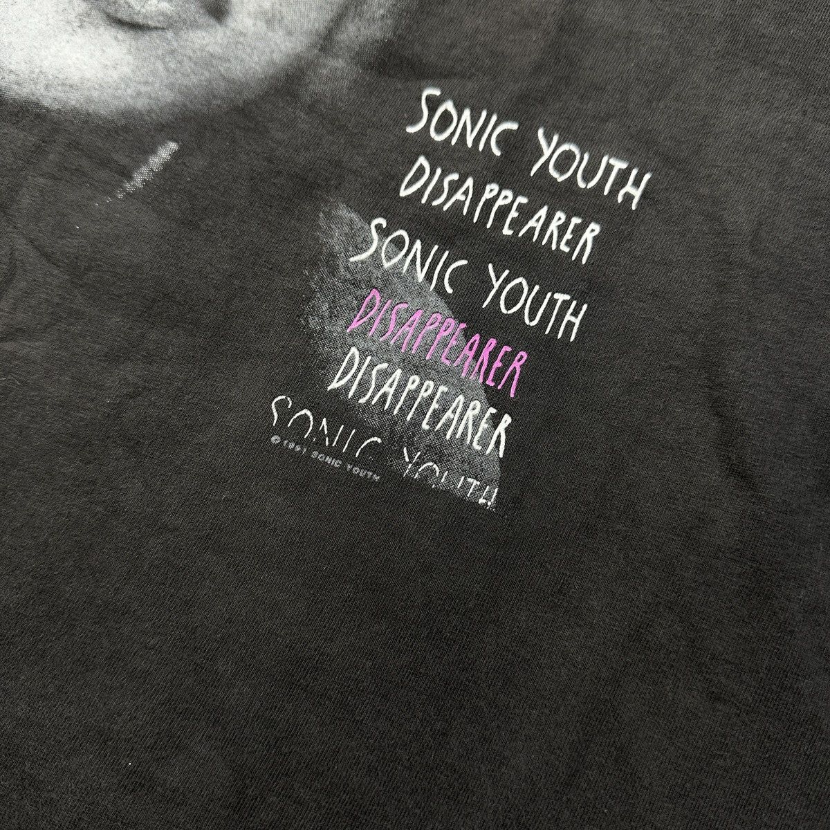 Hanes 1991 Sonic Youth Disappearer Size US XL / EU 56 / 4 - 3 Thumbnail