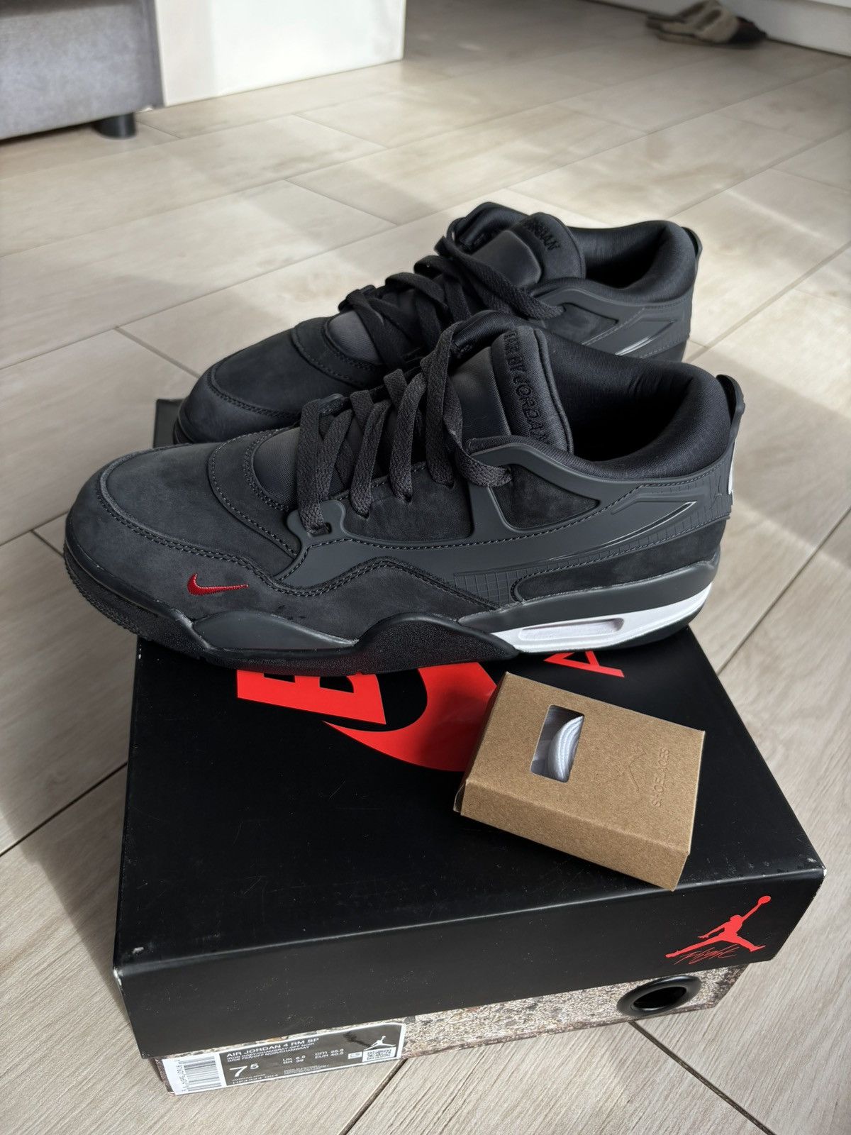 Jordan Brand × Nike Nike Jordan 4 RM SP Nigel Sylvester Driveway Grey Size US 7.5 / EU 40-41 - 4 Thumbnail