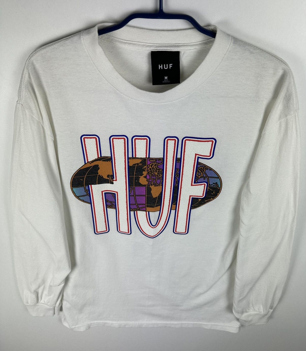Huf HUF Quake USA World Center Logo L/S Tee Size US M / EU 48-50 / 2 - 3 Thumbnail