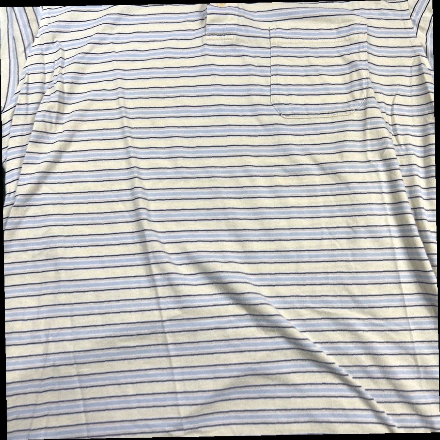 Vintage Vintage 90’s Windham Pointe Men's Golf Polo Shirt Size XL Striped Yellow Blue Size US XL / EU 56 / 4 - 2 Thumbnail