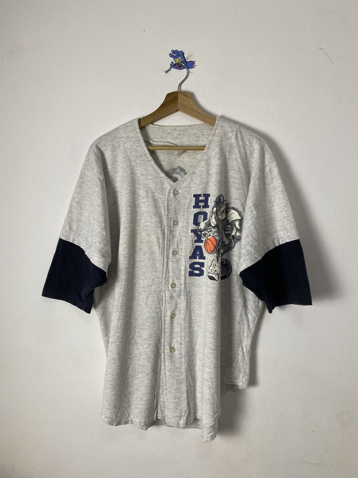 NBA × Vintage Vintage Georgetown University Shirt Size US XL / EU 56 / 4 - 3 Thumbnail
