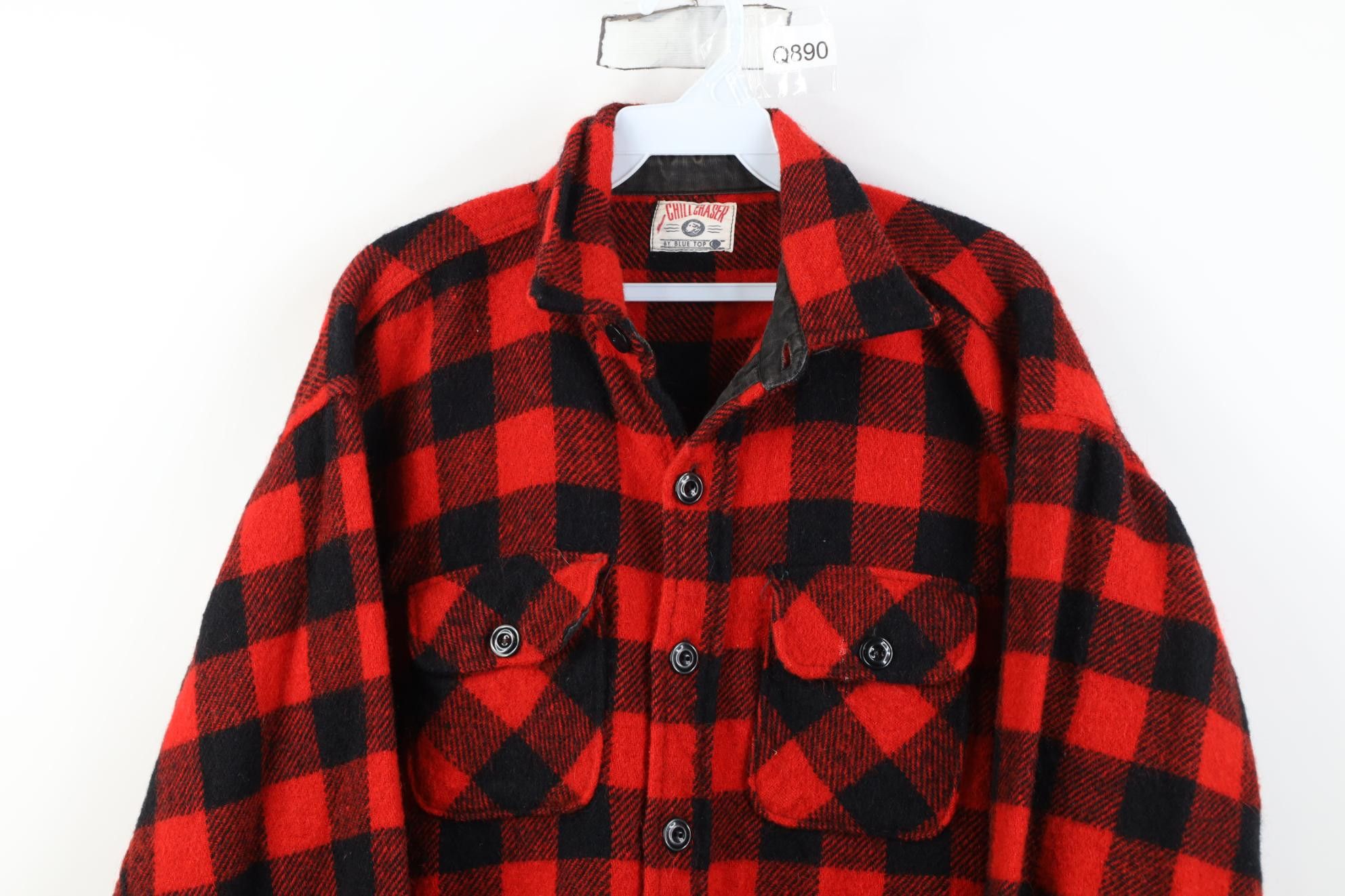 Vintage Vintage 50s 60s Streetwear Shirt Jacket Jac Shirt Plaid USA Size US M / EU 48-50 / 2 - 2 Thumbnail