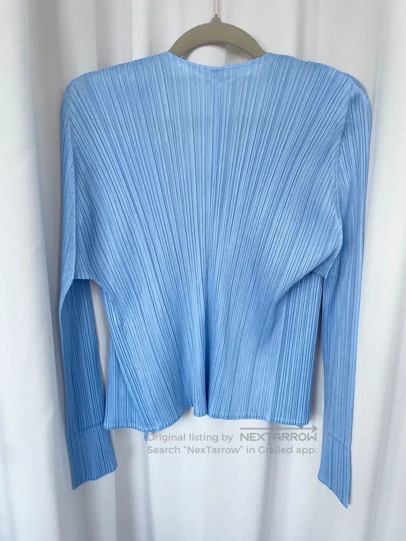 Issey Miyake Issey Miyake Sky Blue Coat Size L / US 10 / IT 46 - 3 Thumbnail