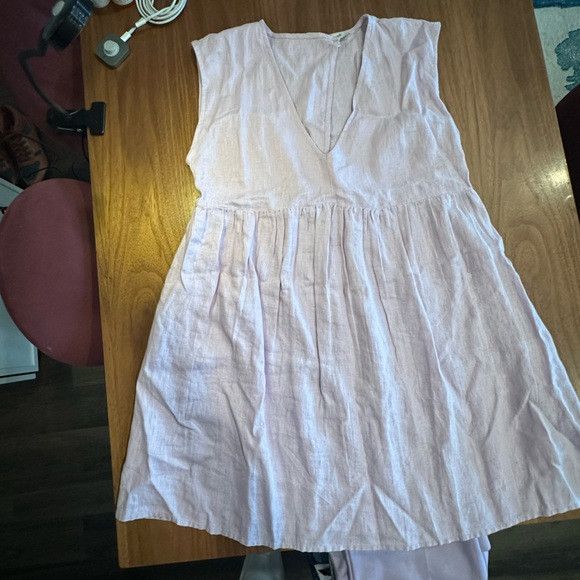 Madewell Madewell Light Purple Mini Dress Size M / US 6-8 / IT 42-44 - 1 Thumbnail