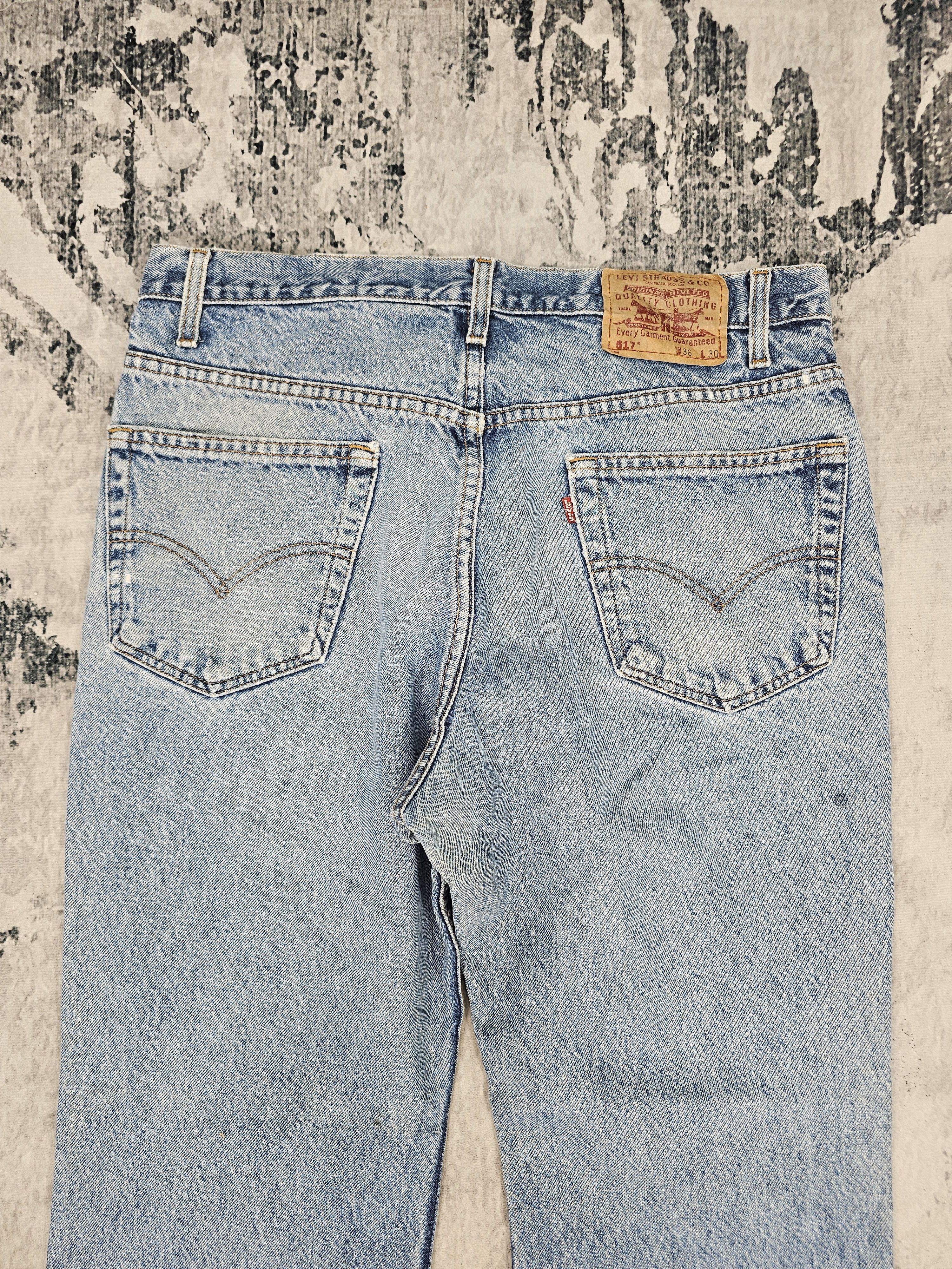 Levi's Vintage Clothing Vtg 90's LEVIS 517 Boot Cut Flare Made In USA Ripped L0534 Size US 34 / EU 50 - 9 Thumbnail