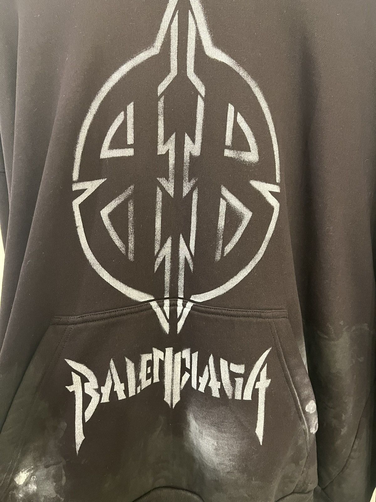 Balenciaga Balenciaga Metal Hoodie Size US XXL / EU 58 / 5 - 2 Thumbnail