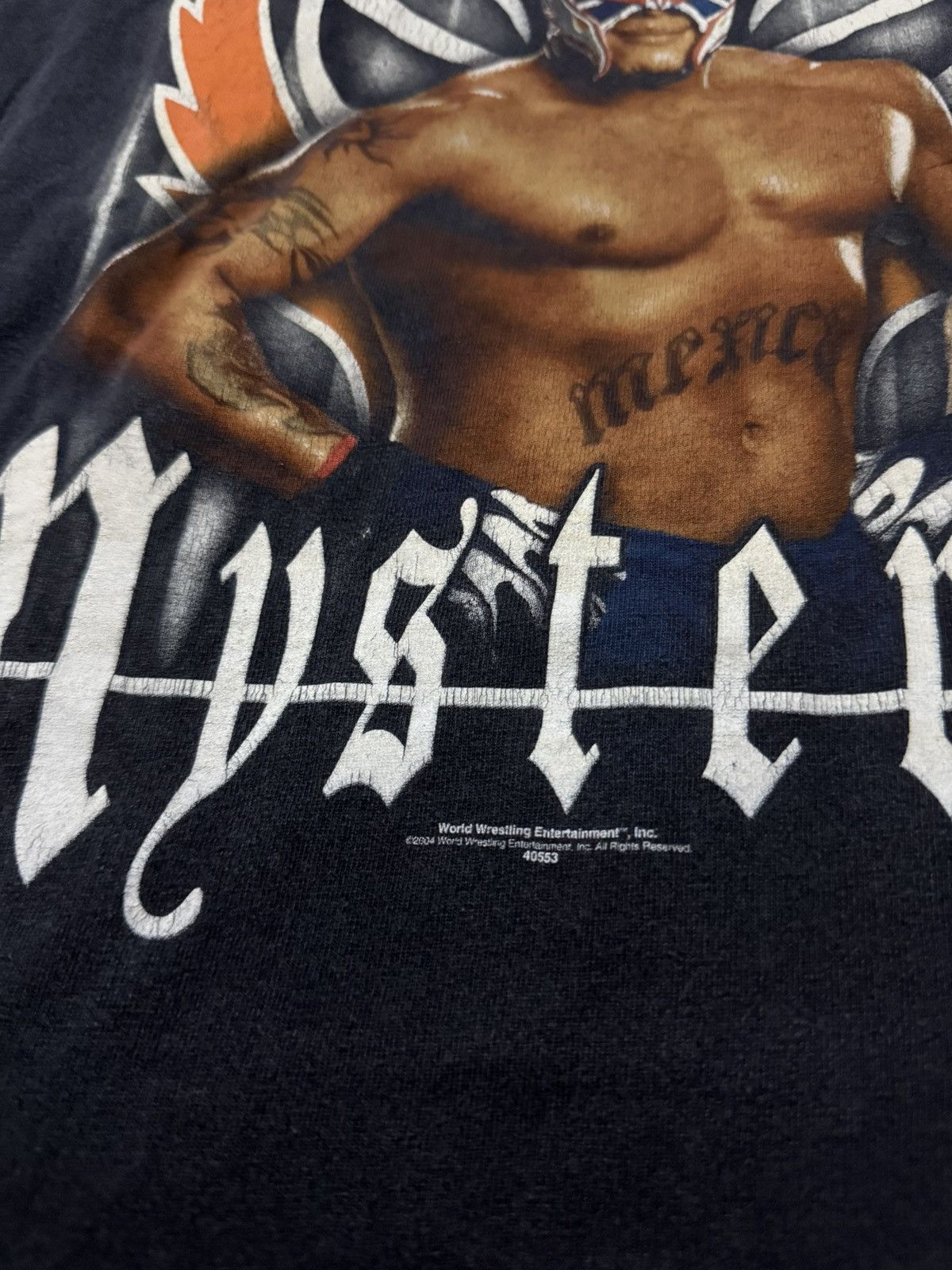 Vintage Vintage 00s WWE Rey Mysterio T-Shirt Size US M / EU 48-50 / 2 - 6 Thumbnail