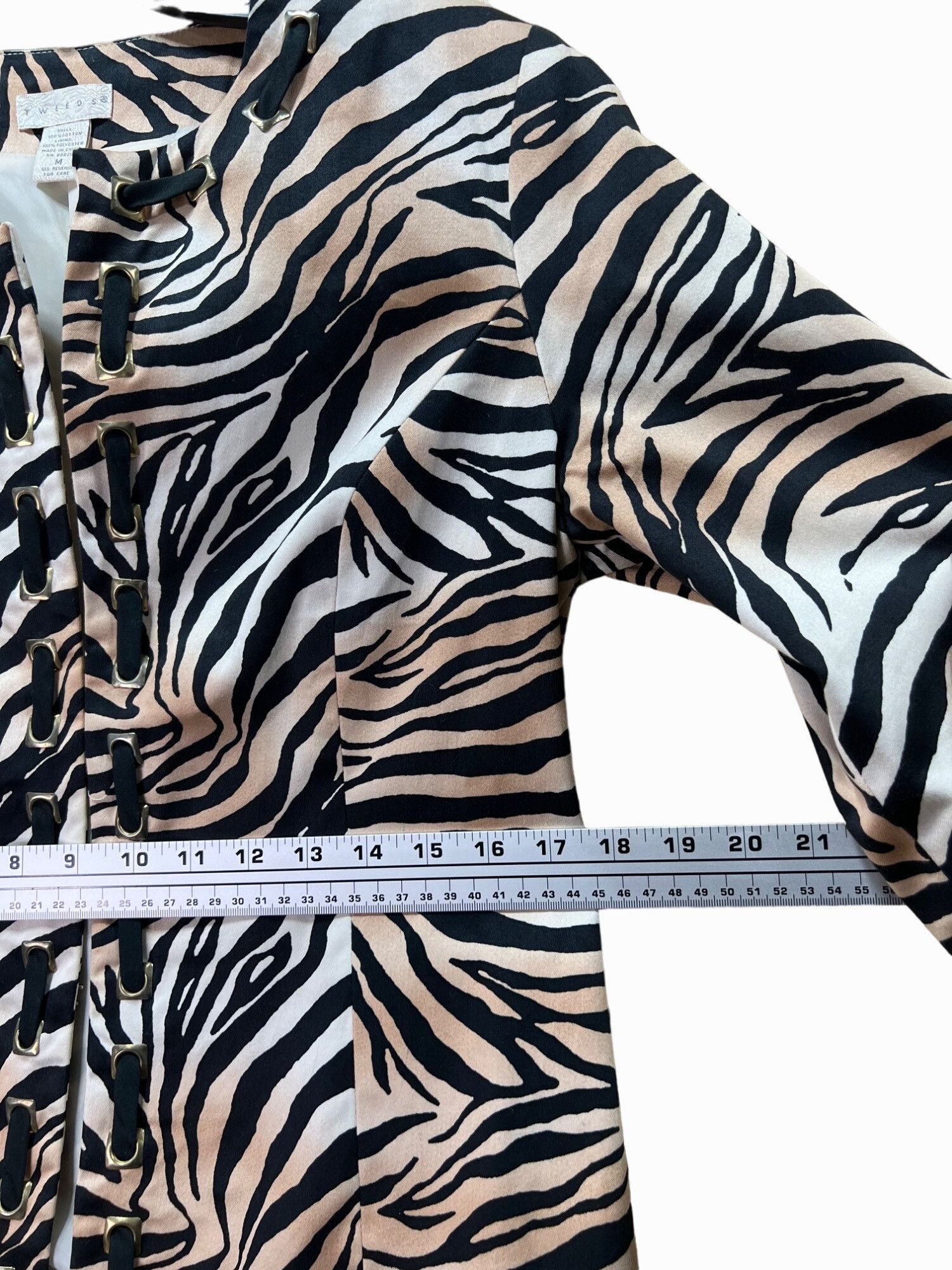 Other Tweeds - Leopard Print Women's Blazer - Medium Size M / US 6-8 / IT 42-44 - 5 Thumbnail