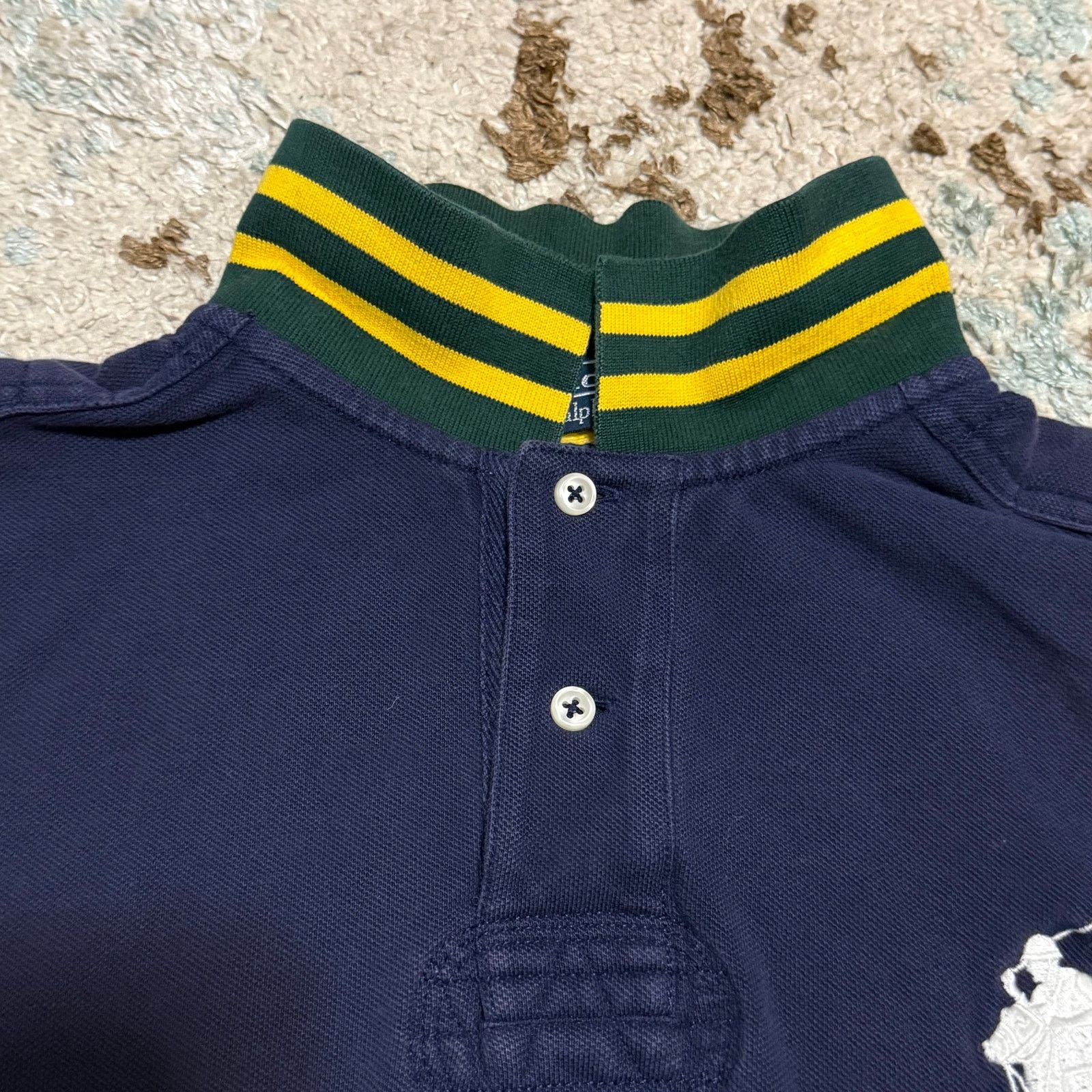 Polo Ralph Lauren Polo Ralph Lauren Big Pony Shirt XL Custom Fit Chief Keef Size US XL / EU 56 / 4 - 4 Thumbnail