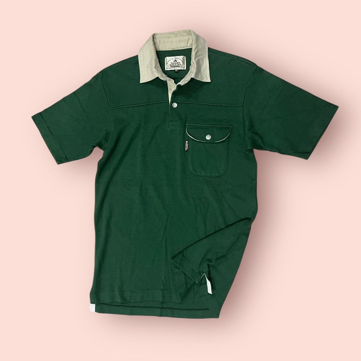Asics × Vintage VINTAGE TARAS BOULBA SINGLE STITCHES RETRO POLO RUGBY SHIRT Size US S / EU 44-46 / 1 - 6 Thumbnail
