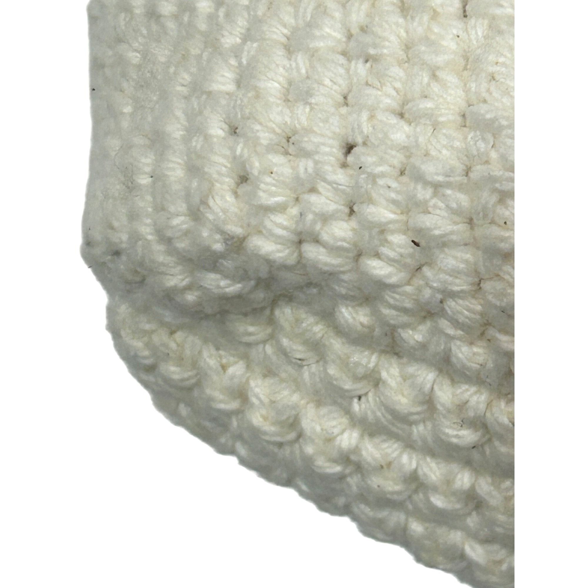 Other Crocheted Tote Bag Vintage Cream Handmade Floral Appliqués S Size ONE SIZE - 14 Thumbnail