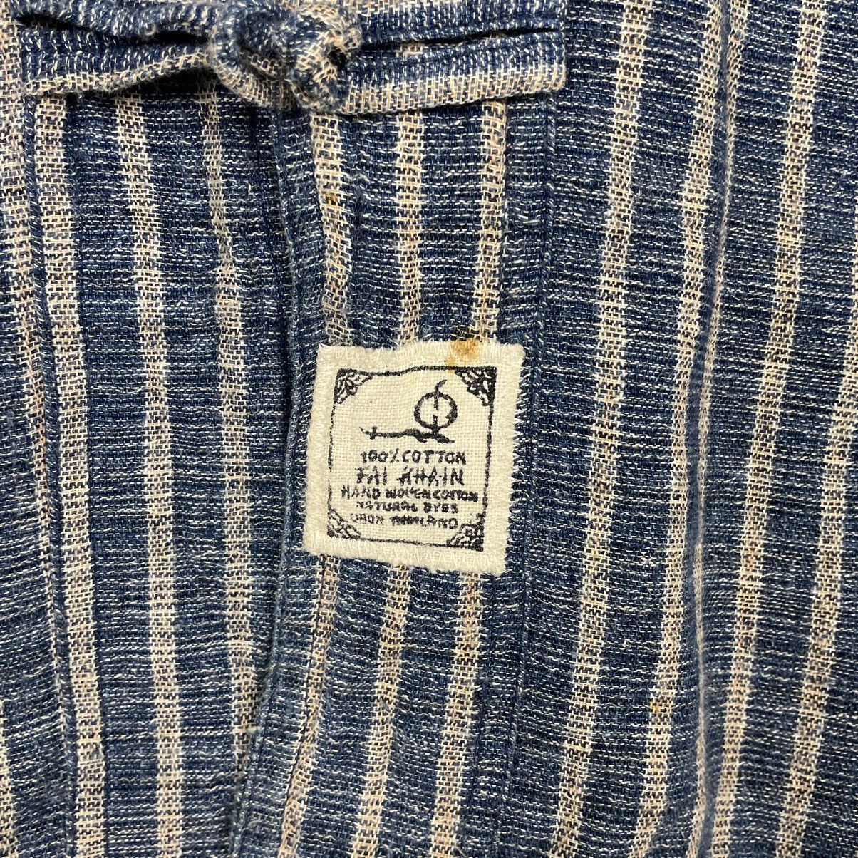 45rpm × Indigo × Japanese Brand 💥FAI KHAIN JAPAN INDIGO MANDARIN VINTAGE JACKET Size US L / EU 52-54 / 3 - 9 Thumbnail