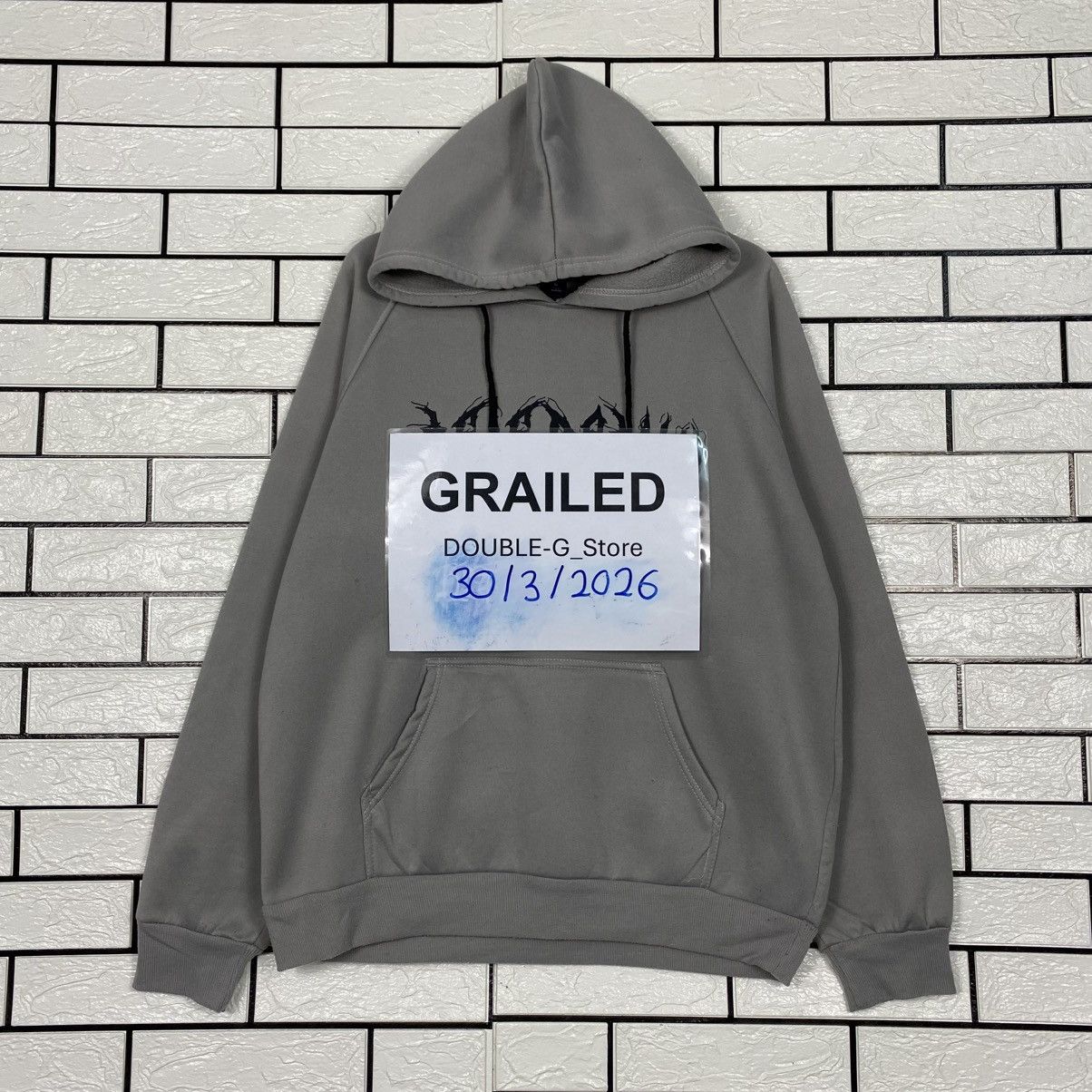 Japanese Brand Punk Design Hoodie Big Logo Romwe Issey Miyake Size US L / EU 52-54 / 3 - 1 Thumbnail