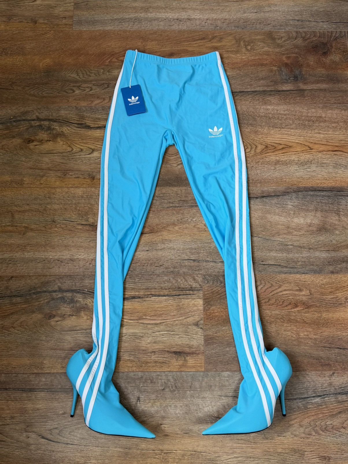 Adidas × Balenciaga Balenciaga x Adidas Pantashoes Blue Size 38 / S NWT Heels Size US 8 / IT 38 - 1 Thumbnail