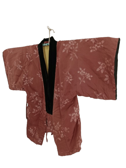 Japanese Brand Vintage Hanten Kimono Flower Motif Warm Wear Jacket Size US XL / EU 56 / 4 - 3 Thumbnail