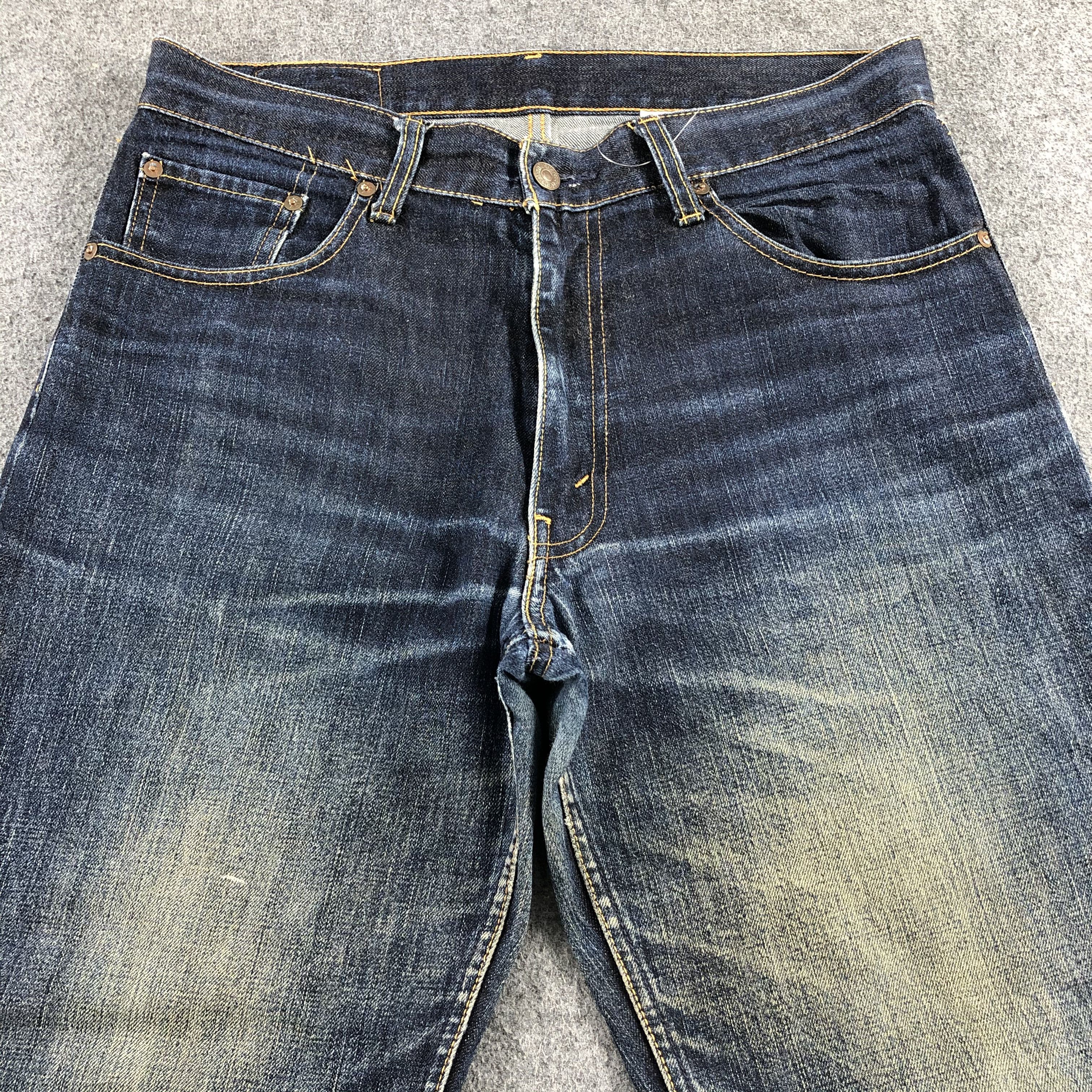 Levi's 90s Vintage Blue Wash Levis 533 Jeans-J1743 Size US 35 - 3 Thumbnail