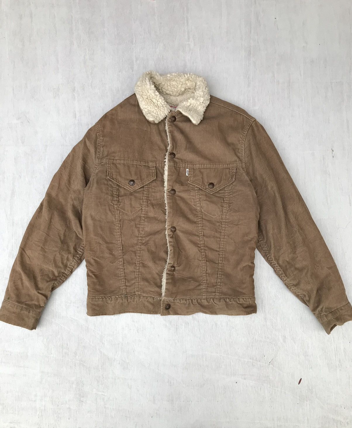 Levi's × Levi's Vintage Clothing × Vintage vintage Levi's sherpa corduroy denim jacket Size US XXS / EU 40 - 1 Thumbnail