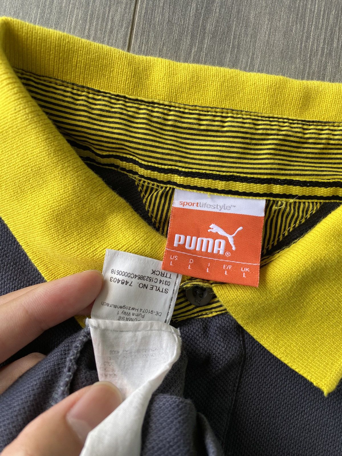 Puma BVB Borussia Dortmund Puma Polo Shirt Size US L / EU 52-54 / 3 - 7 Thumbnail