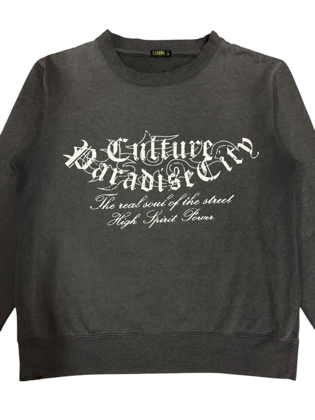 Japanese Brand × Seditionaries Vtg Japanese STAFFA Faded Printed Sweatshirt Size US M / EU 48-50 / 2 - 2 Thumbnail