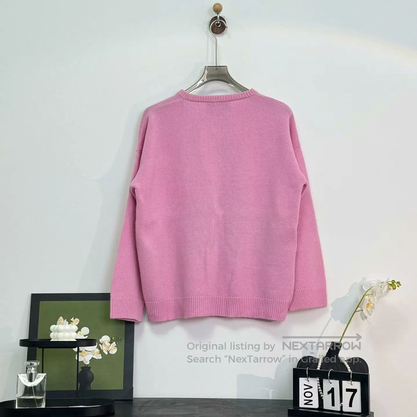 Gucci pink gucci disney logo wool knit sweater. Size M / US 6-8 / IT 42-44 - 4 Thumbnail