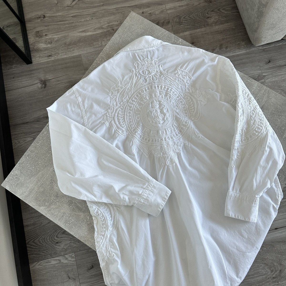 Gianfranco Ferre Vintage 90s Gianfranco Ferre Embroidered monogram shirt y2k Size US M / EU 48-50 / 2 - 6 Thumbnail
