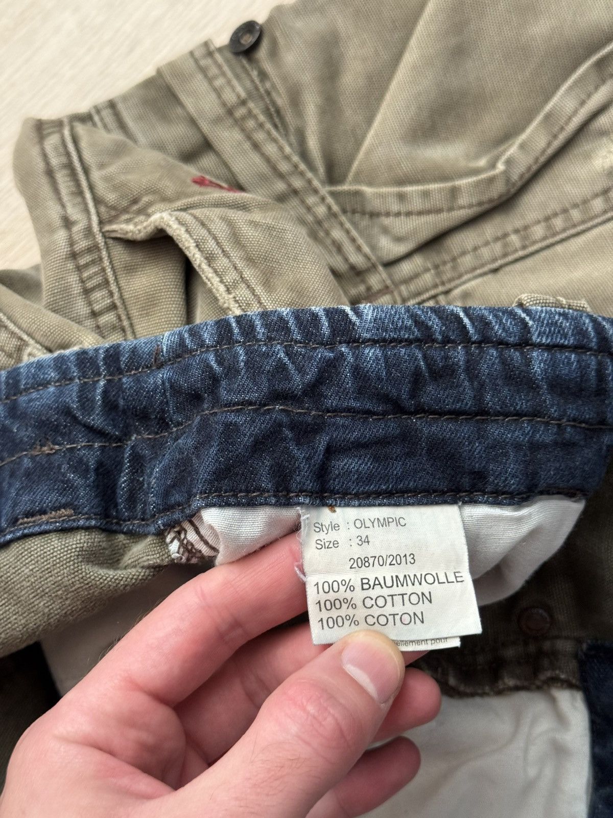 Freeman T. Porter Vintage 00’s Freeman T. Porter Military Baggy Cargo Shorts Size US 36 / EU 52 - 8 Thumbnail