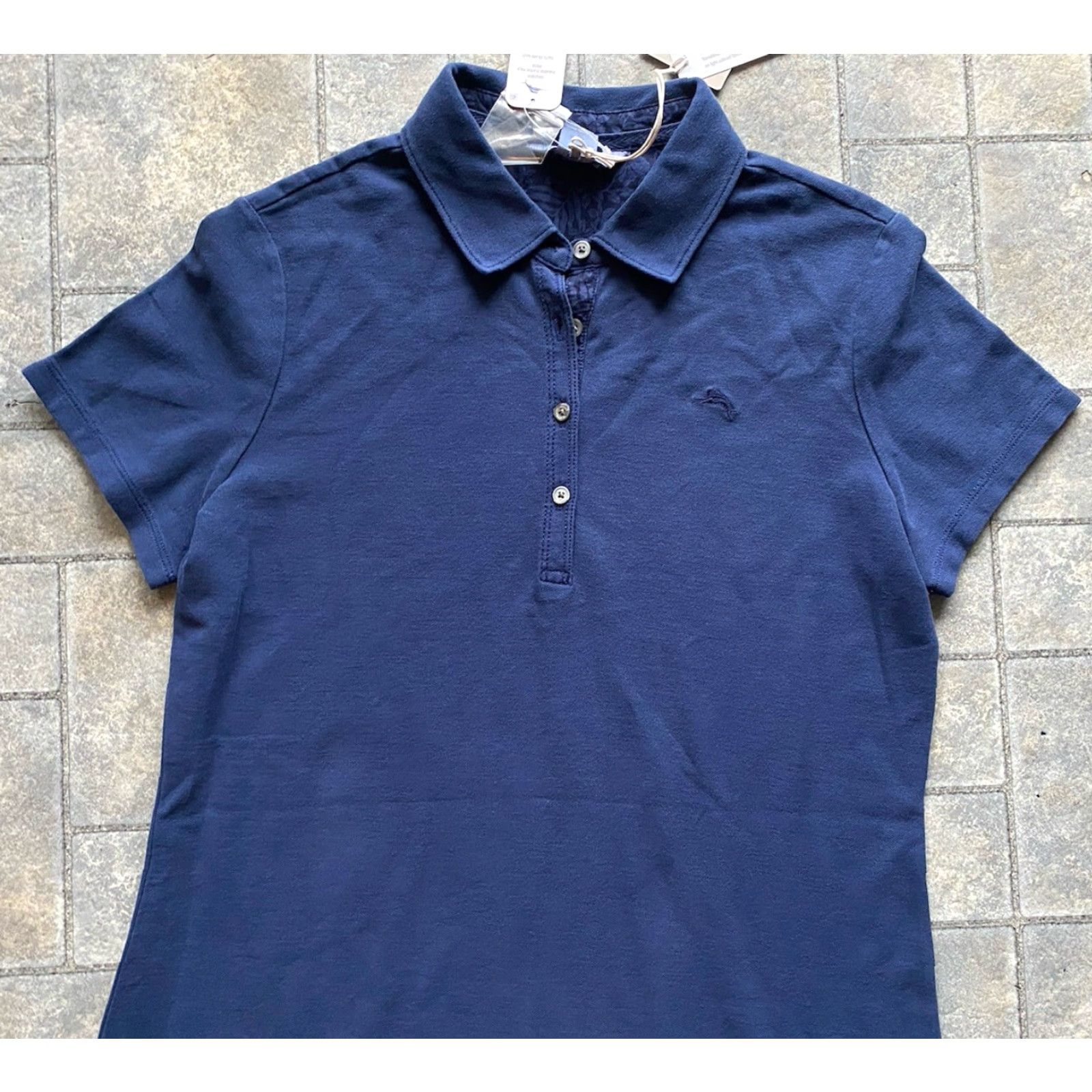 Tommy Bahama Tommy Bahama Paradise Classic Polo Dress Women’s Size S Island Navy Dress/Blue Short Sleeve NWT Size S / US 4 / IT 40 - 4 Thumbnail