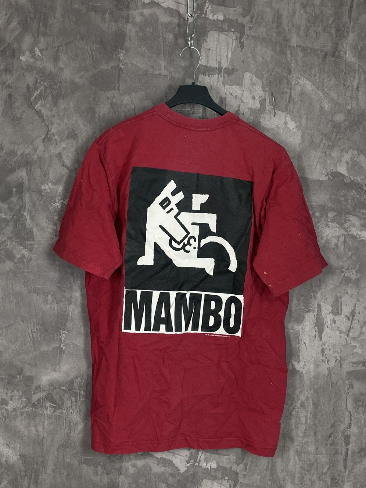 Vintage Mens Vintage Mambo T Shirt streetwear y2k rare big logo Size US M / EU 48-50 / 2 - 1 Thumbnail