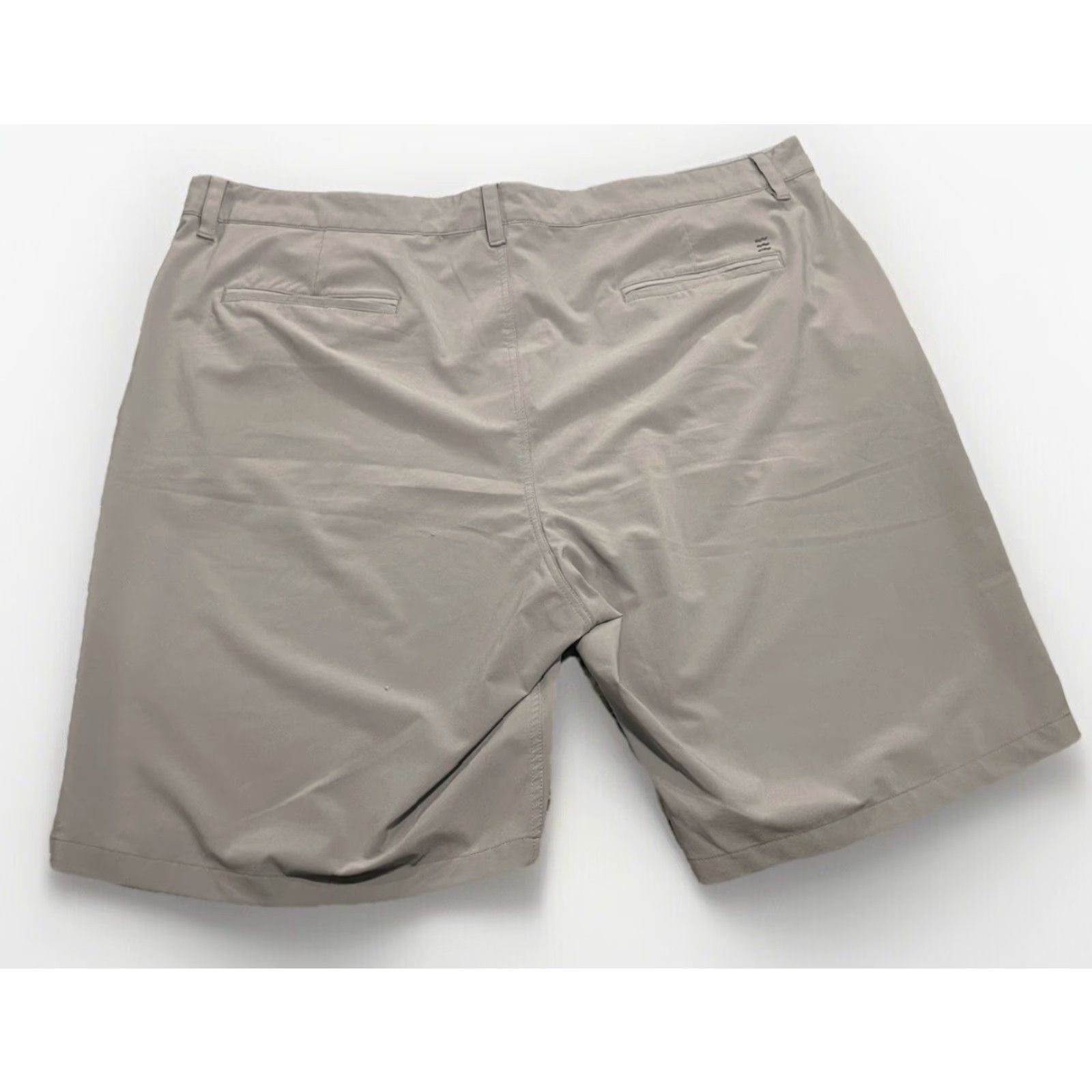 Vintage Free Fly Shorts Mens 42 Gray Hybrid II Performance 9" Stretch Chinos Size US 42 / EU 58 - 4 Thumbnail