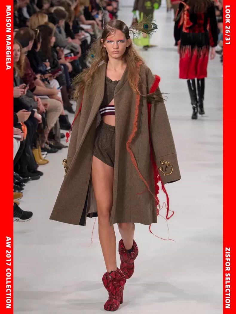 MAISON MARGIELA AW17 fashion show two wool coat windbreaker -DMC  