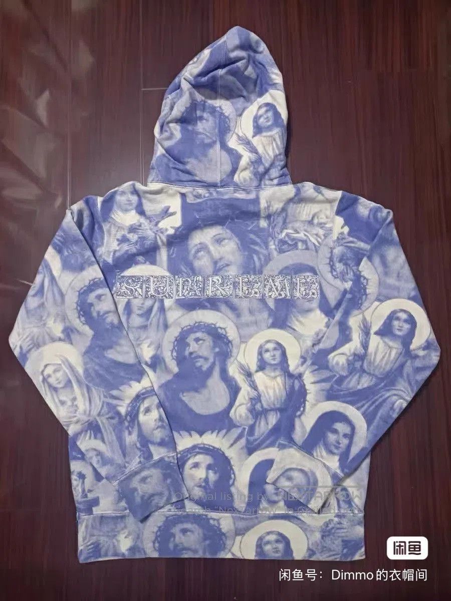 Supreme Supreme Jesus Print Hoodie. Size US M / EU 48-50 / 2 - 4 Thumbnail