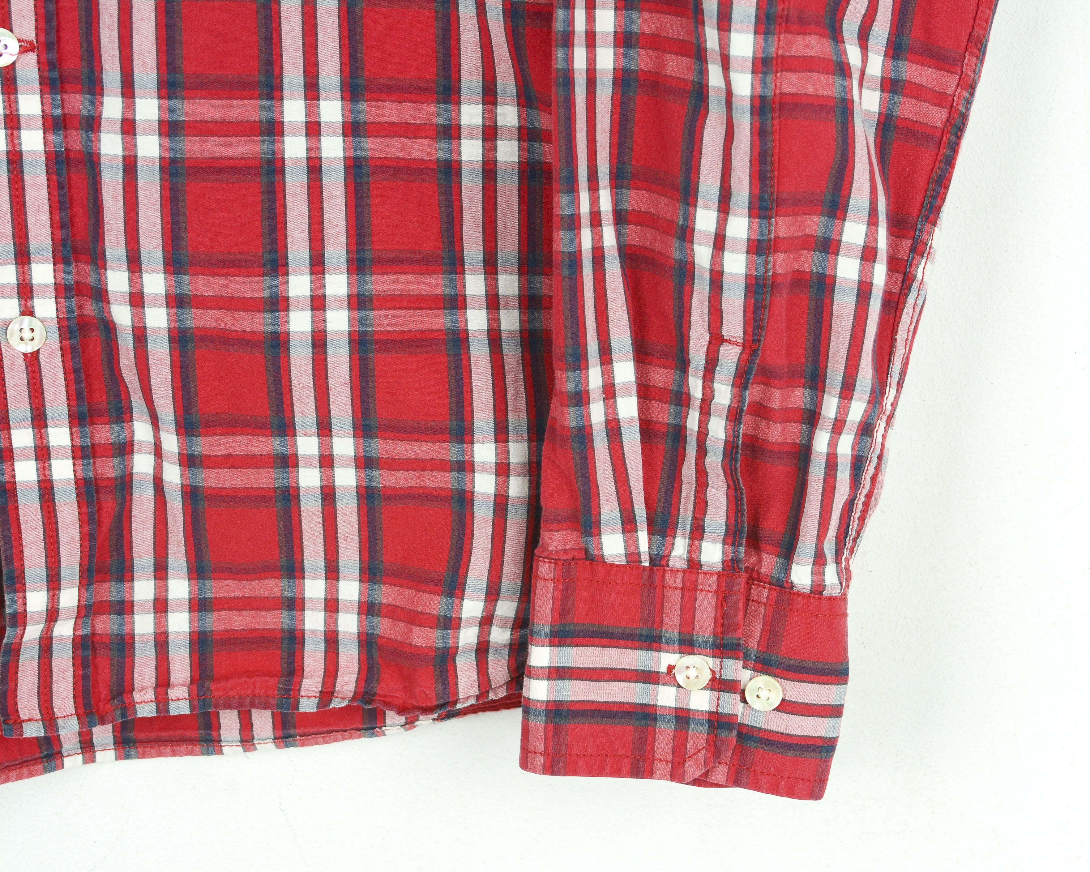 Levi's Casual Shirt Check Plaid Long Sleeve Button Classic Fit Size US M / EU 48-50 / 2 - 5 Thumbnail