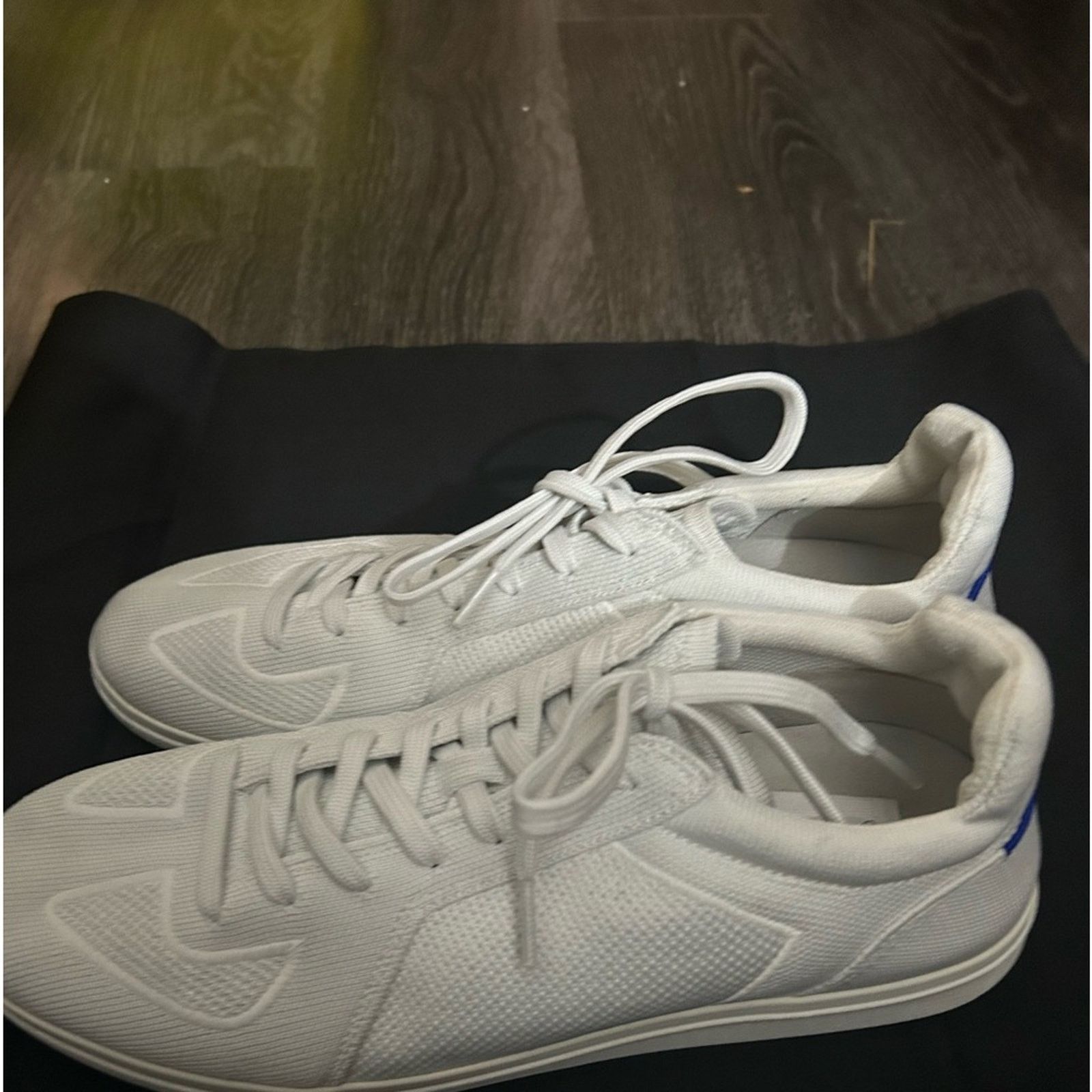 Other Rothy's The Lace Up Sneaker Vanilla Fabric US 10M EU 43 Size US 10 / IT 40 - 4 Thumbnail
