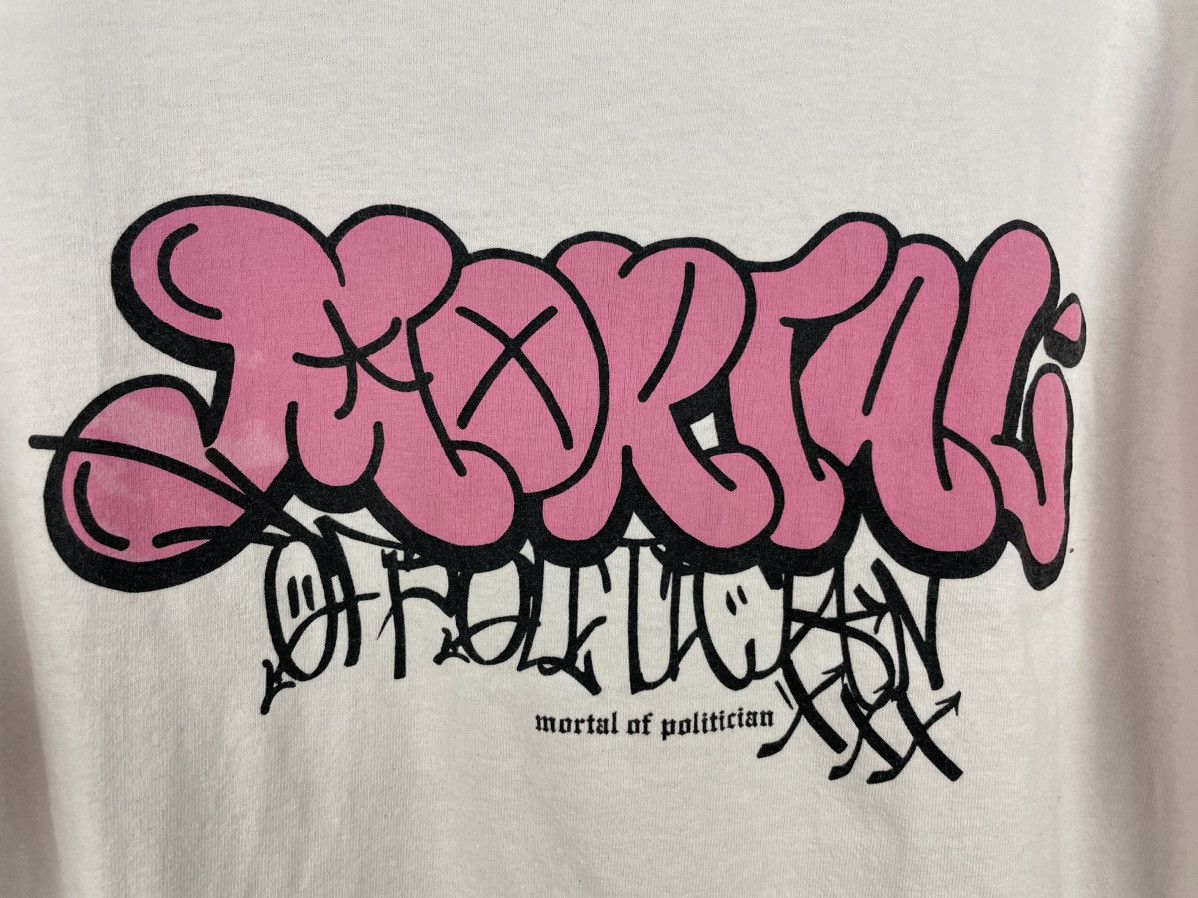 Octopus × Rap Tees × Vintage Vintage Mortal of Politician graffiti art t shirt Size US L / EU 52-54 / 3 - 4 Thumbnail
