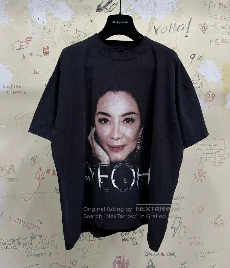 Balenciaga Balenciaga Michelle Yeoh Print Tee. Size US M / EU 48-50 / 2 - 1 Thumbnail