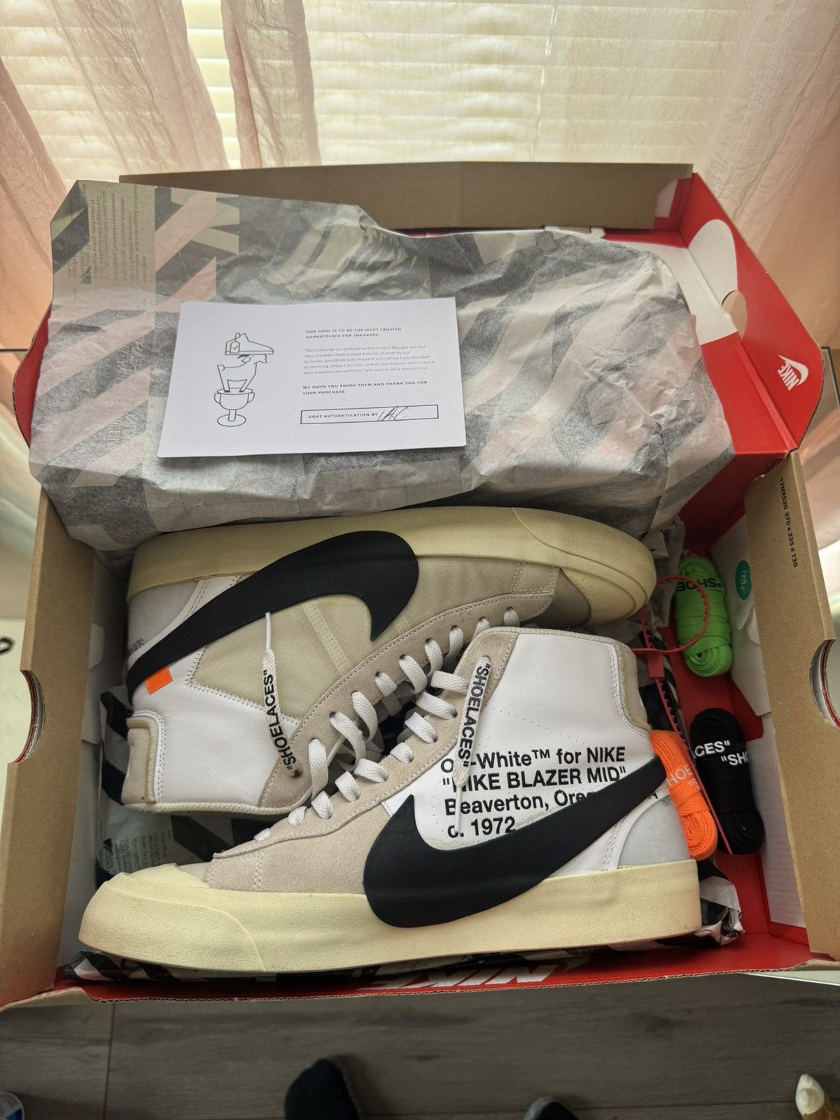 Nike × Off-White Nike off-white blazer mid Size US 11 / EU 44 - 1 Thumbnail