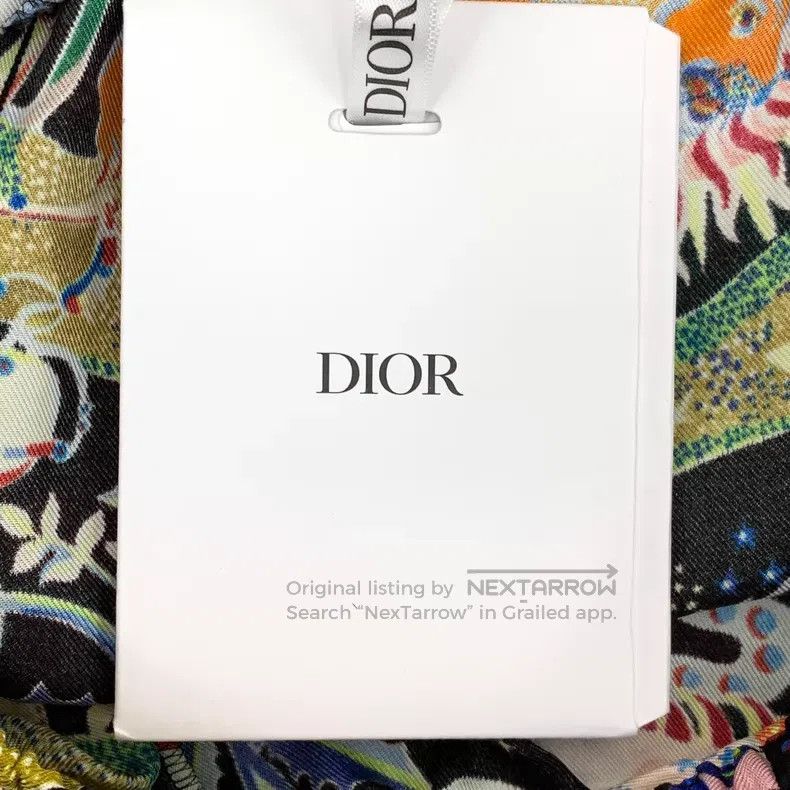 Dior Dior Multi-color cartoon pattern printed mulberry silk cas Size 26" / US 2 / IT 38 - 7 Thumbnail