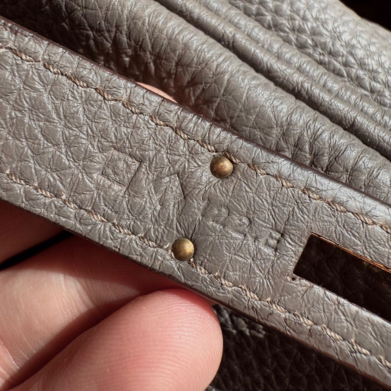 Hermes Hermès 2011 Gris Etain Togo Birkin 35 Bag Size ONE SIZE - 12 Thumbnail