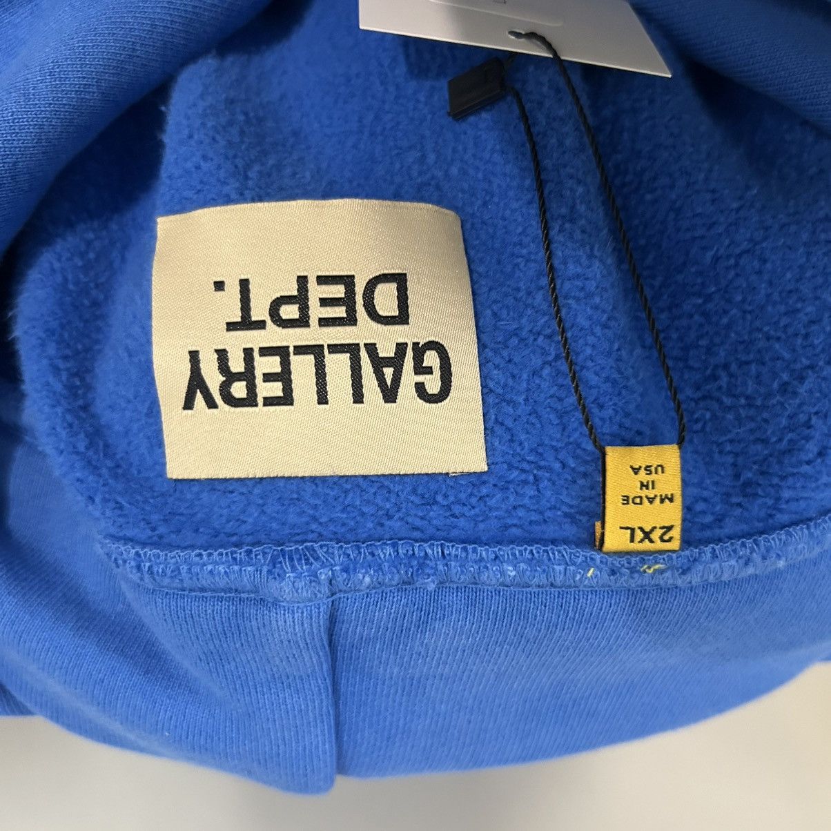 Gallery Dept. Gallery Dept Oversized Logo Print Cotton Jersey Hoodie Blue Size US XXL / EU 58 / 5 - 6 Thumbnail