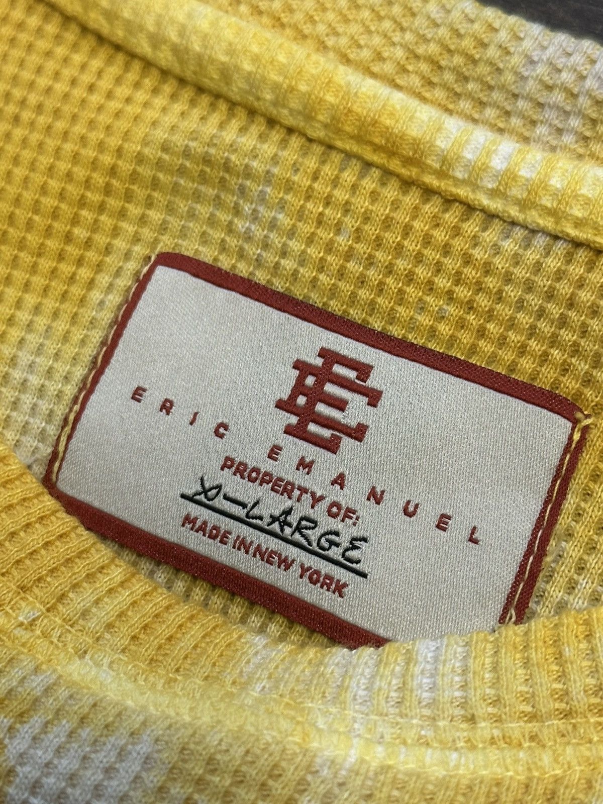 Eric Emanuel Eric Emanuel Tie Dye Waffle Knit Size US XL / EU 56 / 4 - 2 Thumbnail