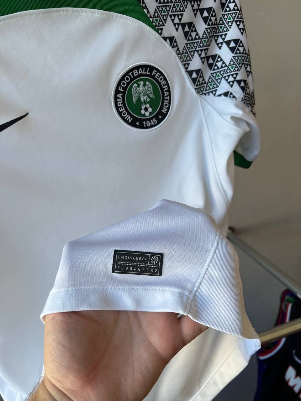 Nike 2022/24 NIGERIA NIKE AWAY SOCCER JERSEY FOOTBALL SHIRT RARE Size US S / EU 44-46 / 1 - 8 Thumbnail