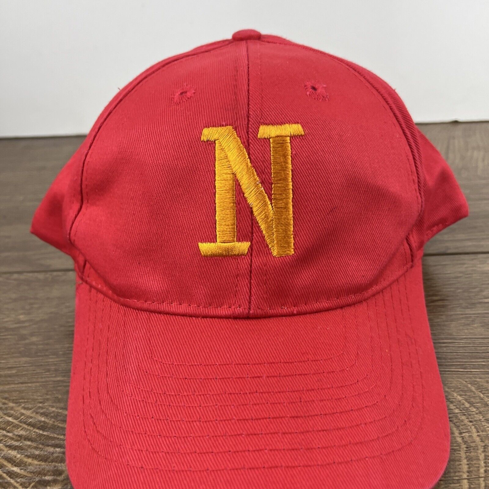 Other Vintage US Navy Hat United State Navy Red Hat Adjustable Adu Size ONE SIZE - 7 Thumbnail