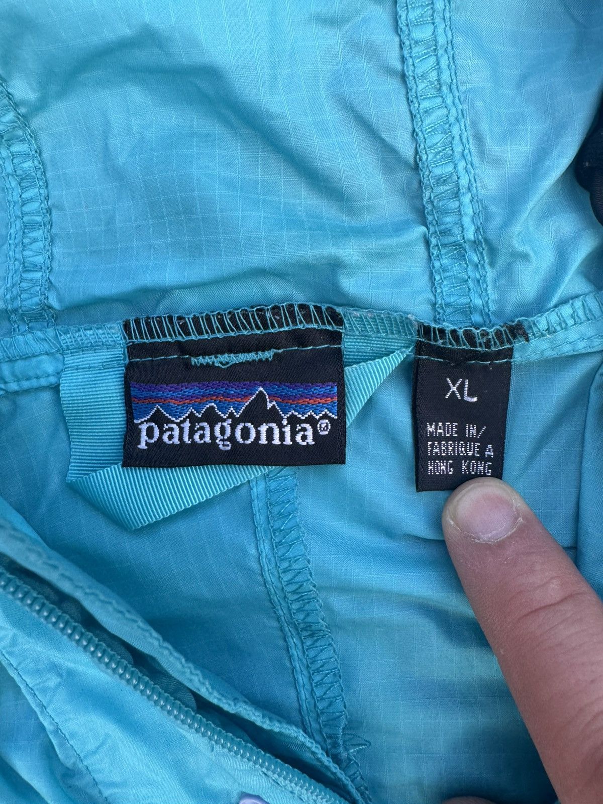 Patagonia Vintage Patagonia Lightweight Packable Anorak Jacket Size US XL / EU 56 / 4 - 2 Thumbnail