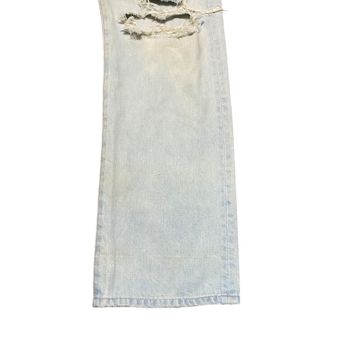 Japanese Brand RNA SLANG Denim Distressed Patchwork Jeans Size US 30 / EU 46 - 10 Thumbnail