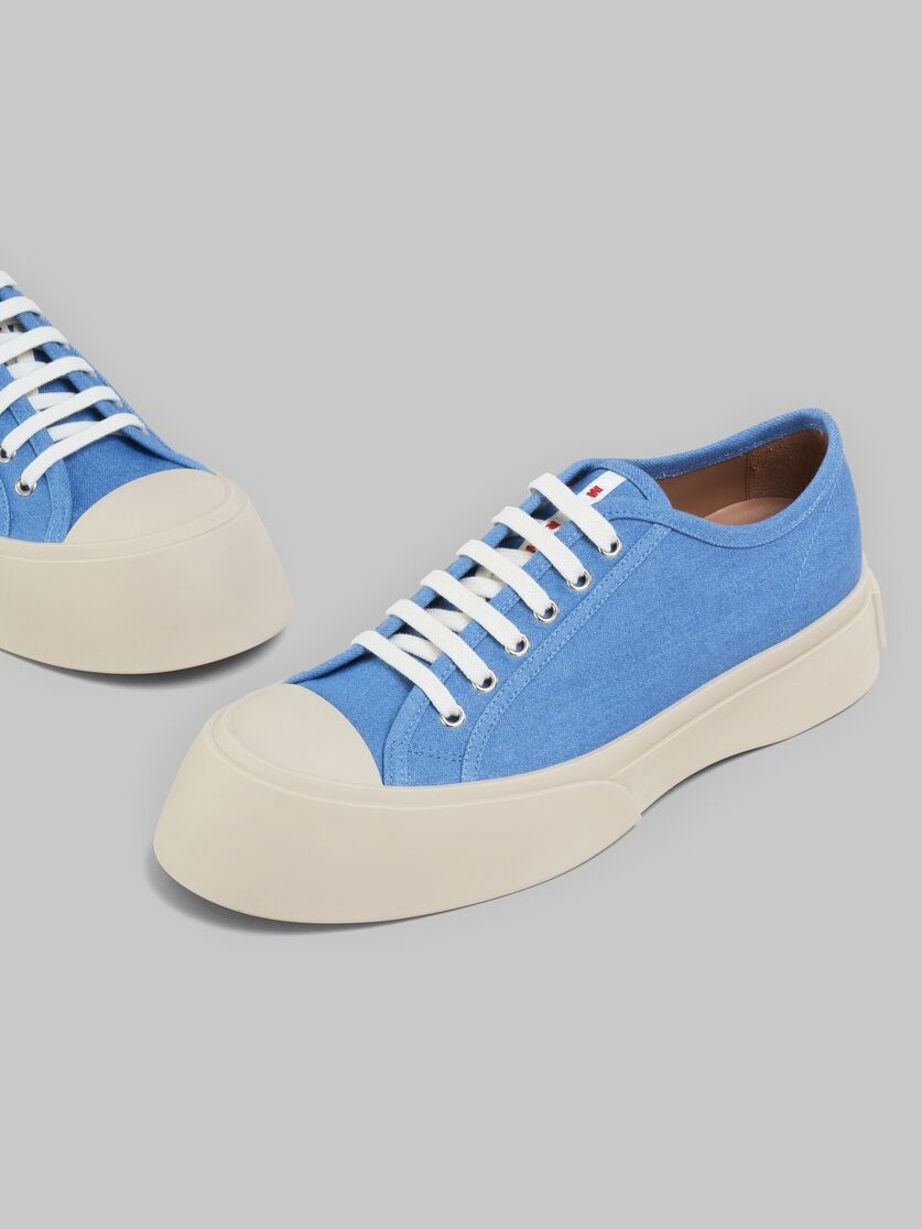 Marni o1w1db11125 Denim Pablo Lace Up Sneaker in Light Blue Size US 12 / EU 45 - 5 Thumbnail